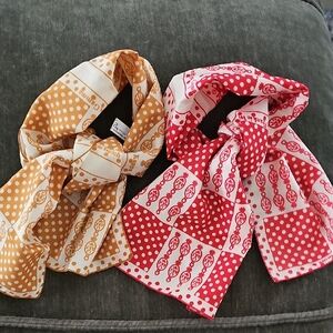 2 Vintage Delta Kappa Gamma Scarves